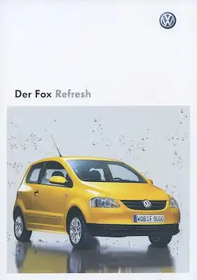 VW Fox Refresh Prospekt 8.2008