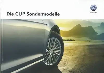 VW Cup Sondermodelle Prospekt 12.2013
