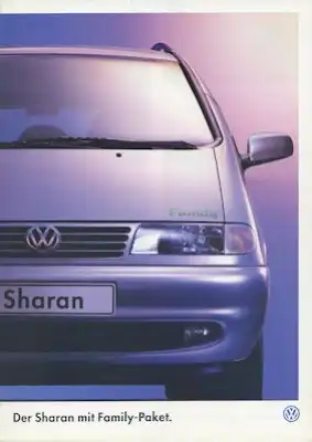 VW Sharan Family Prospekt 4.1998