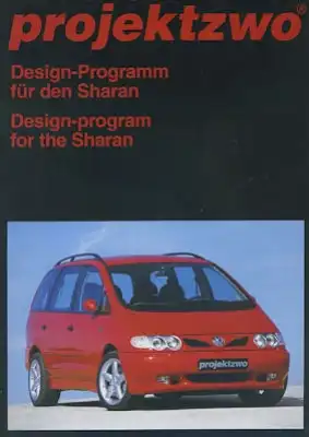 VW Sharan Projekt zwo Prospekt 6.1999