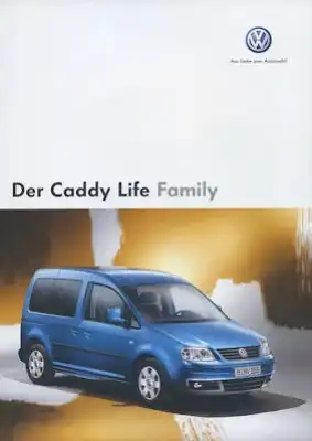 VW Caddy 3 Life Family Prospekt 11.2006