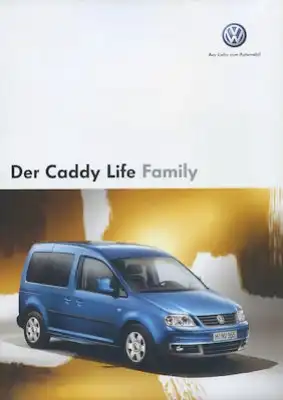 VW Caddy 3 Life Family Prospekt 9.2006