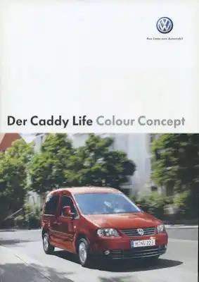 VW Caddy 3 Life Color Concept Prospekt 9.2005