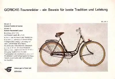 Göricke Fahrrad Programm 1964