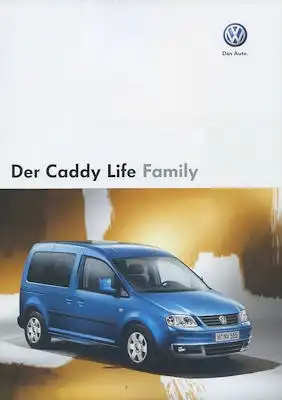 VW Caddy 3 Life Family Prospekt 11.2007