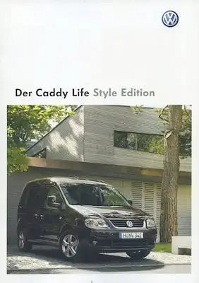 VW Caddy 3 Life Style Edition Prospekt 9.2008