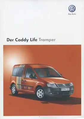VW Caddy 3 Tramper Prospekt 11.2008