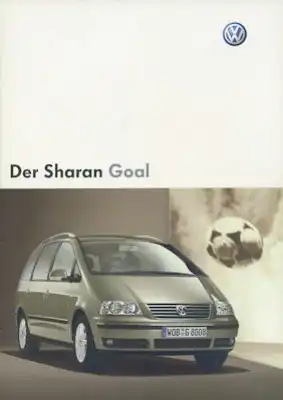 VW Sharan Goal Prospekt 5.2004
