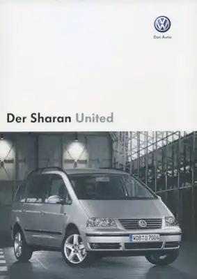 VW Sharan United Prospekt 10.2007