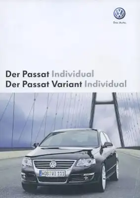 VW Passat B 6 Individual Prospekt 11.2007