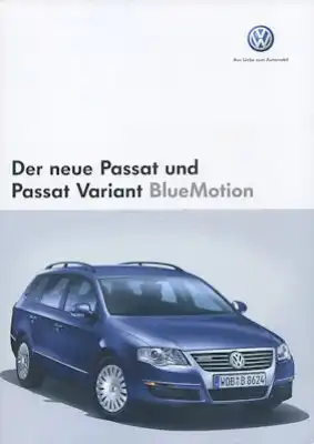 VW Passat B 6 Blue Motion Prospekt 2.2007