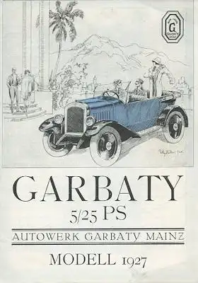 Garbaty 5/25 PS Prospekt 1927