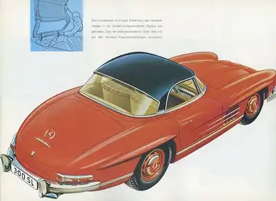 Mercedes-Benz 300 SL Prospekt 7.1962