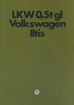 VW Iltis Lkw 0,5t gl Prospekt 11.1978