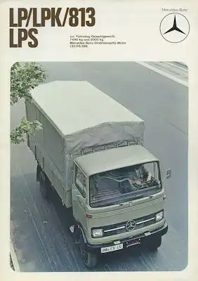 Mercedes-Benz LP/LPK LPS 813 Prospekt 1.1975