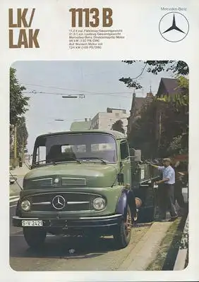 Mercedes-Benz LP/LAK 1113 B Prospekt 2.1979