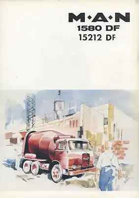 MAN Typ 1580 DF / 15212 DF Prospekt 1960er Jahre