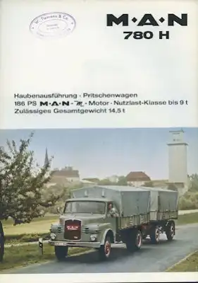 MAN Typ 780 H Prospekt 1960er Jahre