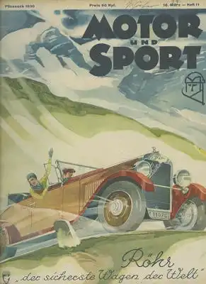 Motor & Sport 1930 Heft 11