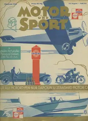 Motor & Sport 1928 Heft 34
