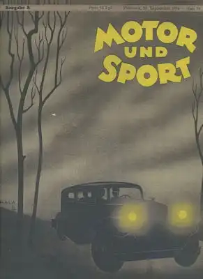 Motor & Sport 1934 Heft 39