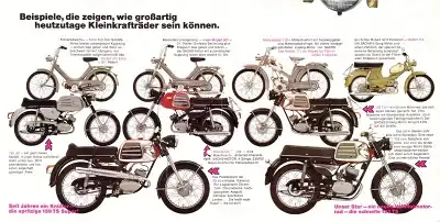 Victoria Motorrad und Fahrrad Programm ca. 1969