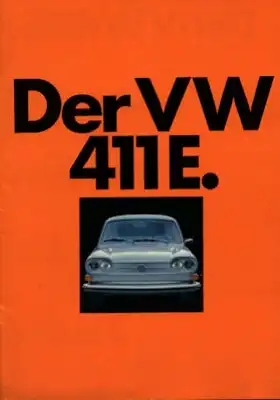 VW 411 E Prospekt 8.1971