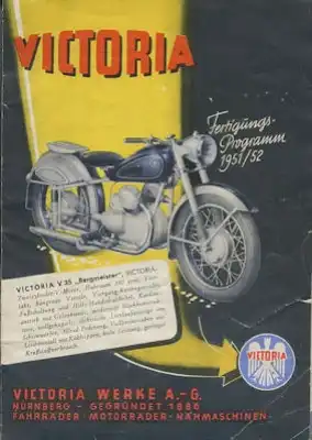Victoria Programm 1951/52
