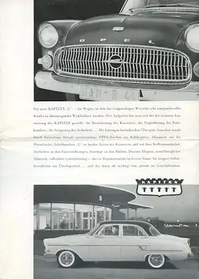 Opel Kapitän L Prospekt ca. 1962