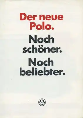 VW Polo 1 Prospekt 5.1979