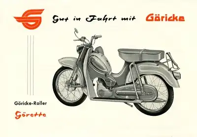 Göricke Roller Görette Prospekt 8.1961