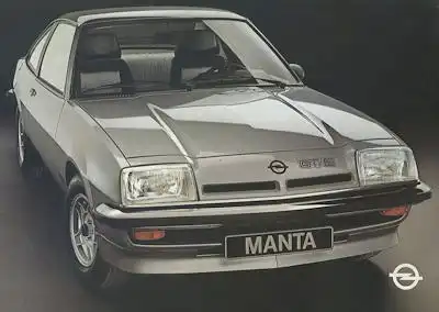 Opel Silver Manta Prospekt 3.1978
