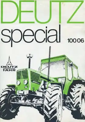 Deutz Special 100 06 Prospekt 12.1976