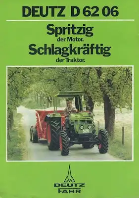 Deutz D 6206 Prospekt 5.1976