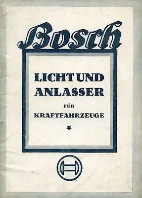 Bosch Licht und Anlasser 5.1933