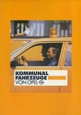 Opel Kommunal Fahrzeug Programm 9.1983