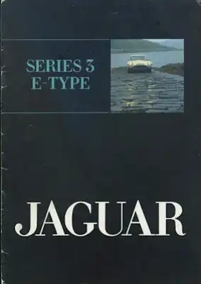 Jaguar E Type V 12 Prospekt 3.1971
