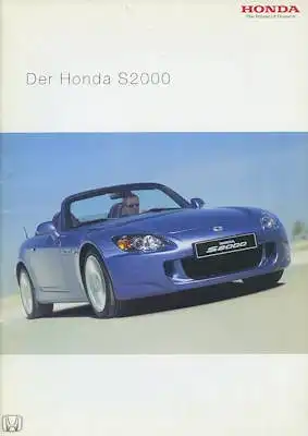Honda S 2000 Prospekt 12.2003
