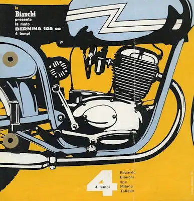 Bianchi Bernina 125 Prospekt ca. 1960