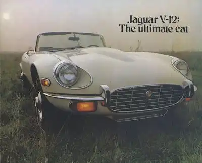 Jaguar E Type V 12 Prospekt 3.1971