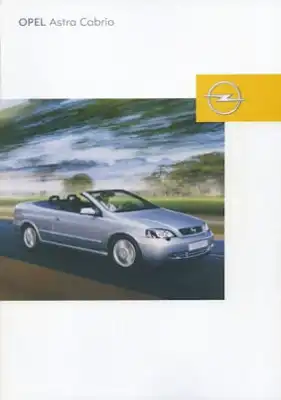 Opel Astra Cabrio Prospekt 1.2002