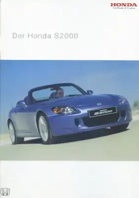 Honda S 2000 Prospekt 5.2004