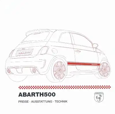 Fiat 500 Abarth Prospekt 6.2009