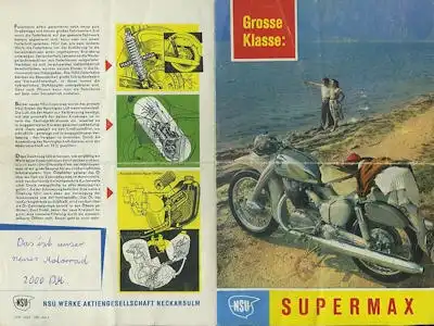 NSU Supermax Prospekt 6.1956