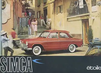 Simca Étoile Prospekt ca. 1957