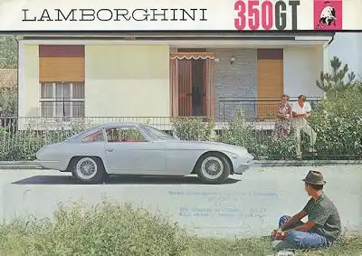 Lamborghini 350 GT Prospekt 1960er Jahre