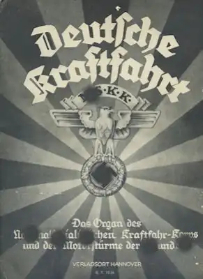 Deutsche Kraftfahrt 1934 Heft 1