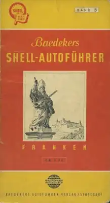 Baedekers Shell Autoführer Franken Band 5 1953