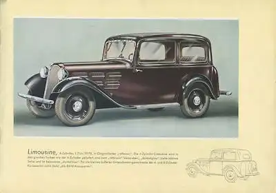 BMW 309 Prospekt 2.1934