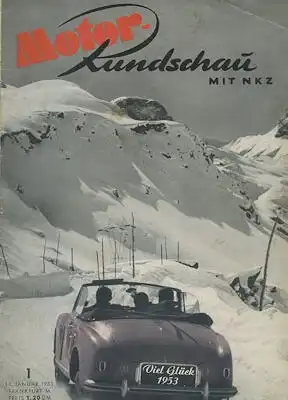 Motor Rundschau 1953 Heft 1